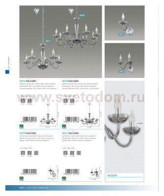 Светильник бра Eglo 39121 FALCADO