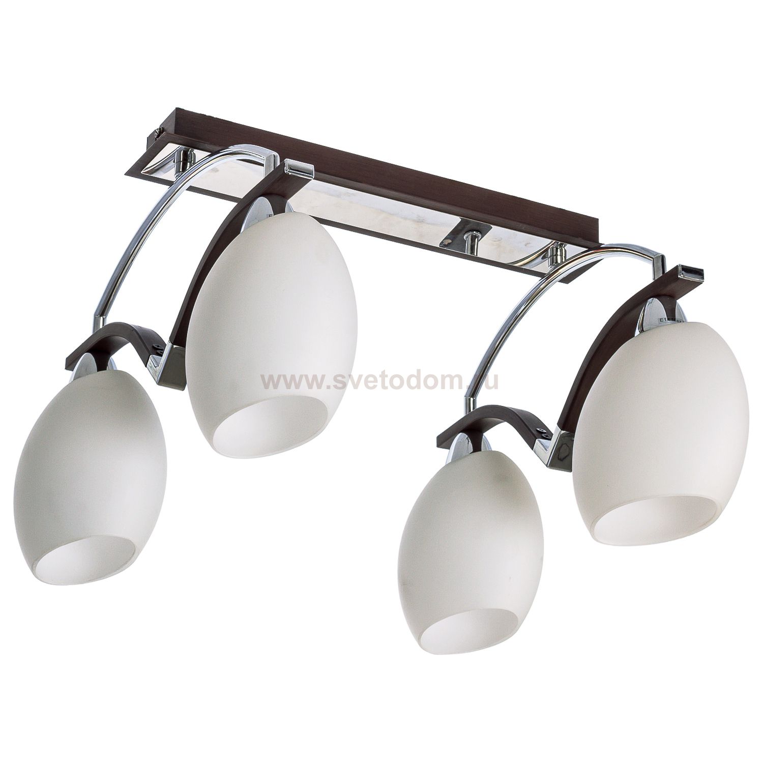 Светильник ЭкономСвет 3915/4CR+BR WT