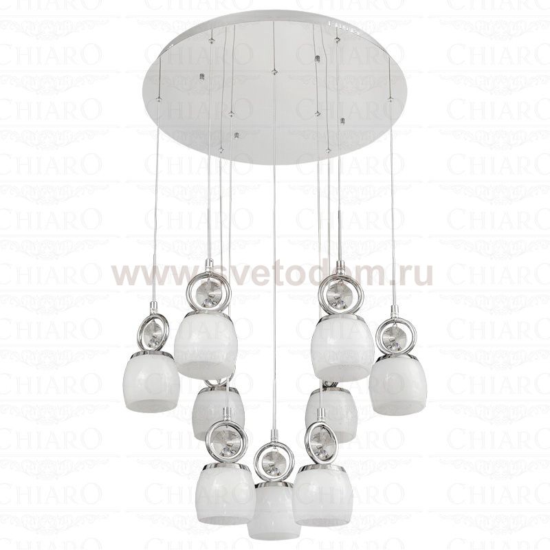 Люстра с пультом Chiaro 392010709 Фьюжен