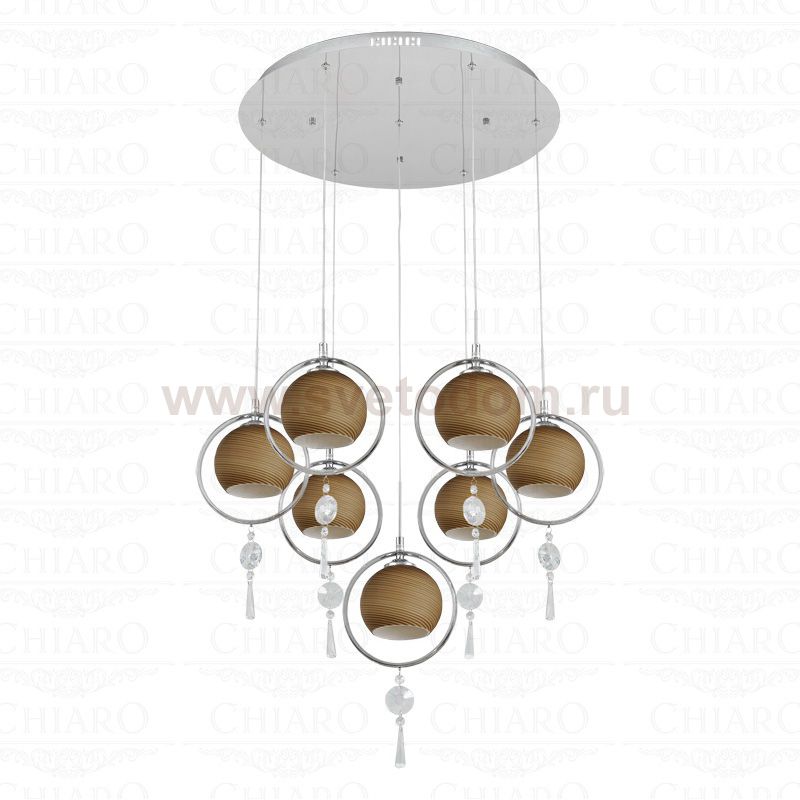 Люстра с пультом Chiaro 392011407 Фьюжен