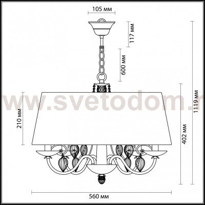 Люстра Odeon light 3921/4 NIAGARA