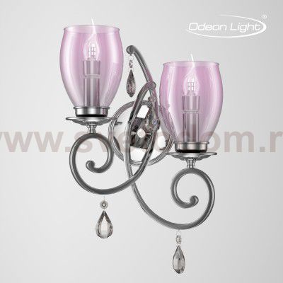 Светильник настенный бра Odeon light 3923/2W MAGENTA