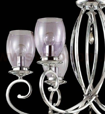 Люстра подвесная Odeon light 3923/6 MAGENTA