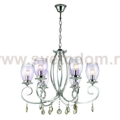 Люстра подвесная Odeon light 3923/6 MAGENTA