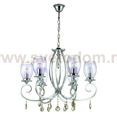 Люстра подвесная Odeon light 3923/6 MAGENTA