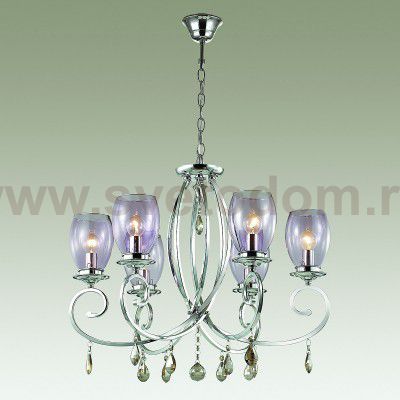 Люстра подвесная Odeon light 3923/6 MAGENTA