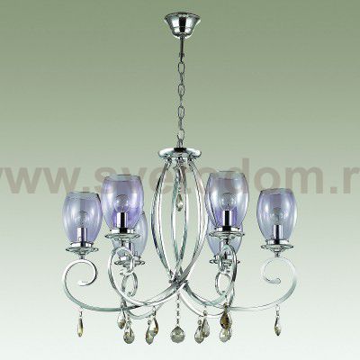 Люстра подвесная Odeon light 3923/6 MAGENTA