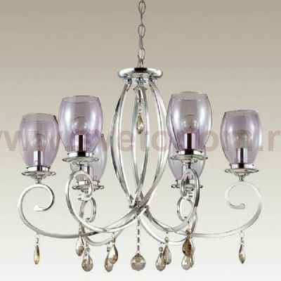 Люстра подвесная Odeon light 3923/6 MAGENTA