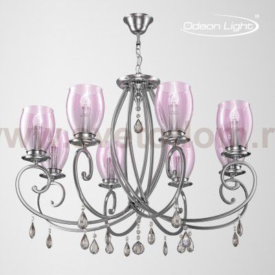 Люстра Odeon light 3923/8 MAGENTA