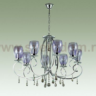 Люстра Odeon light 3923/8 MAGENTA