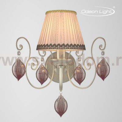 Светильник настенный бра Odeon light 3925/1W PERSIA