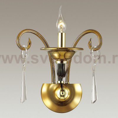 Светильник настенный бра Odeon light 3926/1W ROCCA