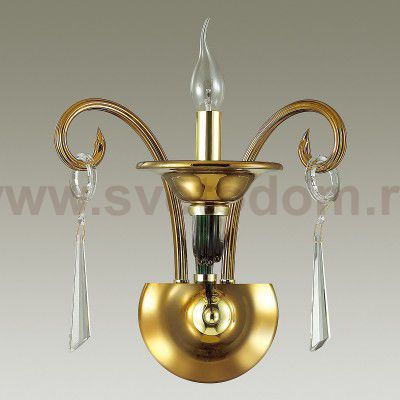 Светильник настенный бра Odeon light 3926/1W ROCCA