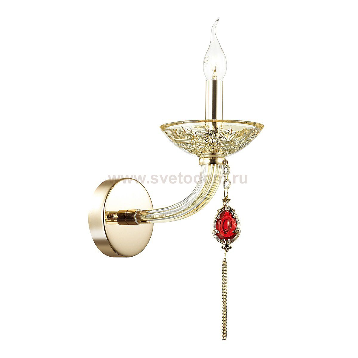 Светильник настенный бра Odeon light 3927/1W DONNA