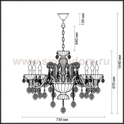 Люстра подвесная Odeon light 3936/8 ATTICA