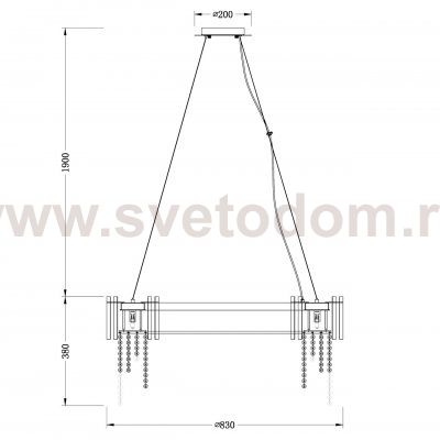 Люстра Chiaro 394012215 Кармен