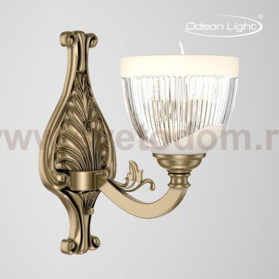 Светильник настенный бра Odeon light 3998/1W PIEMONT