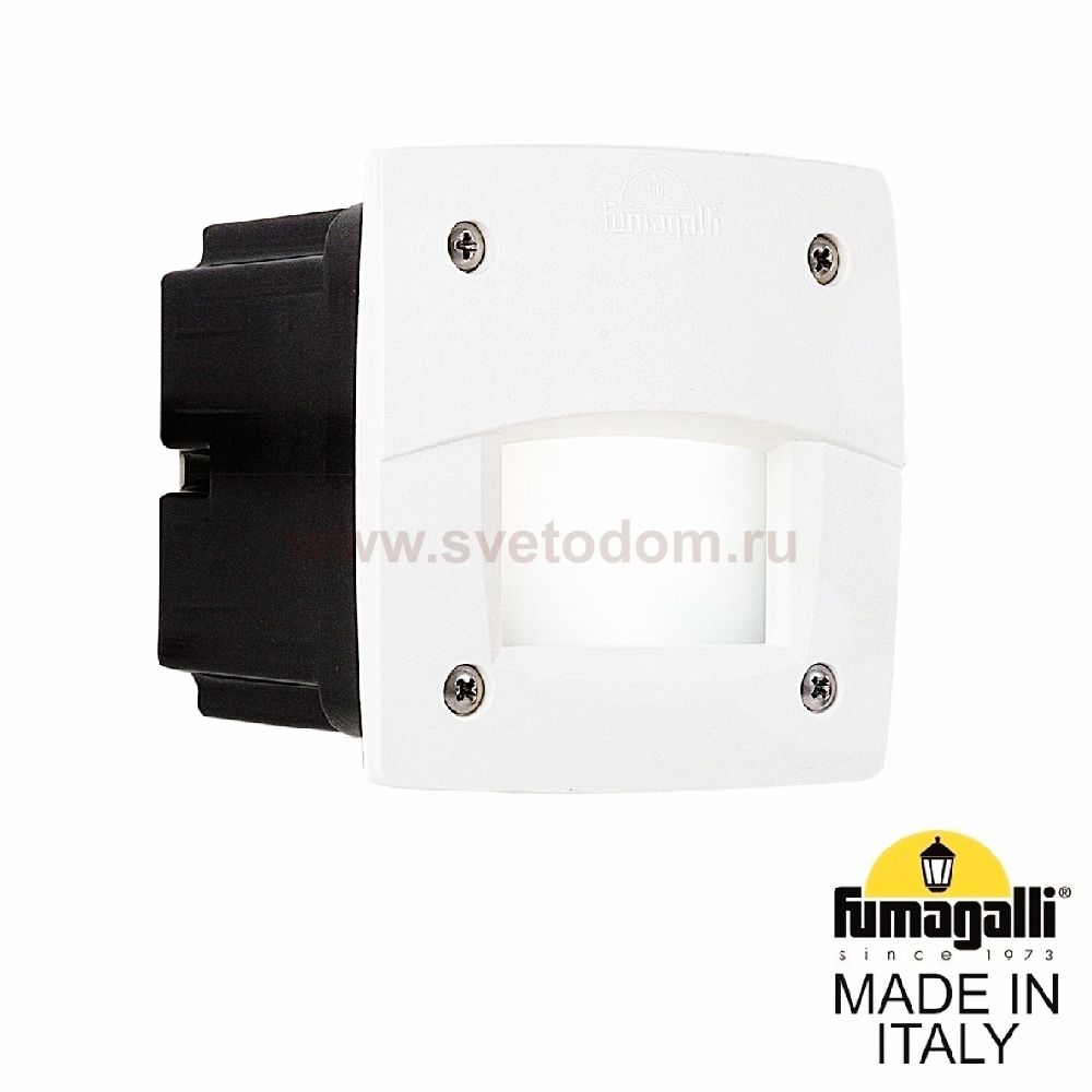 Светильник для подсветки лестниц встраиваемый FUMAGALLI LETI 100 Square-EL 3C3.000.000.WYG1L