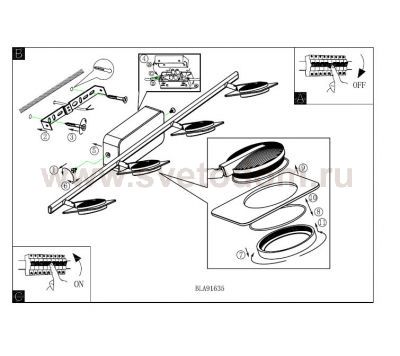 Светильник поворотный спот Eglo 91635 TINNARI