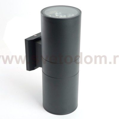 Светильник уличный светодиодный, 2*9W, 1500Lm, 4000K, черный DH0710 Feron 48355