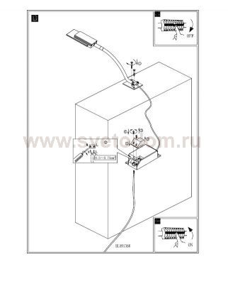 Светильник бра Eglo 91366 BADOS