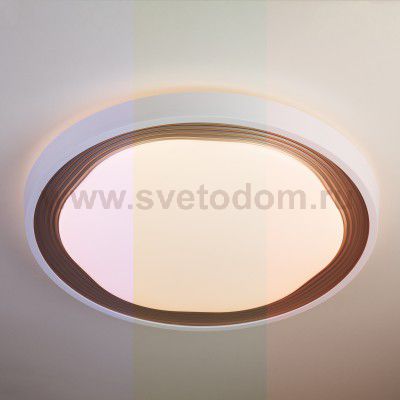 Светодиодный потолочный светильник с пду 40006/1 LED кофе