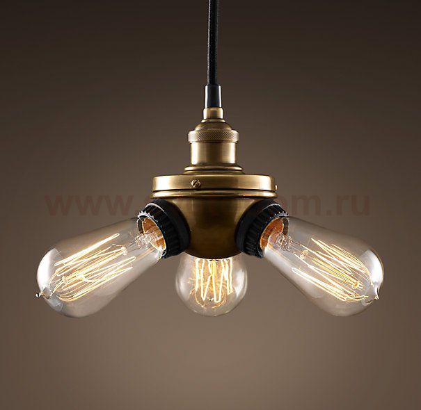 Подвесной светильник Loft Indusatrial Trio Loft Concept 40.034