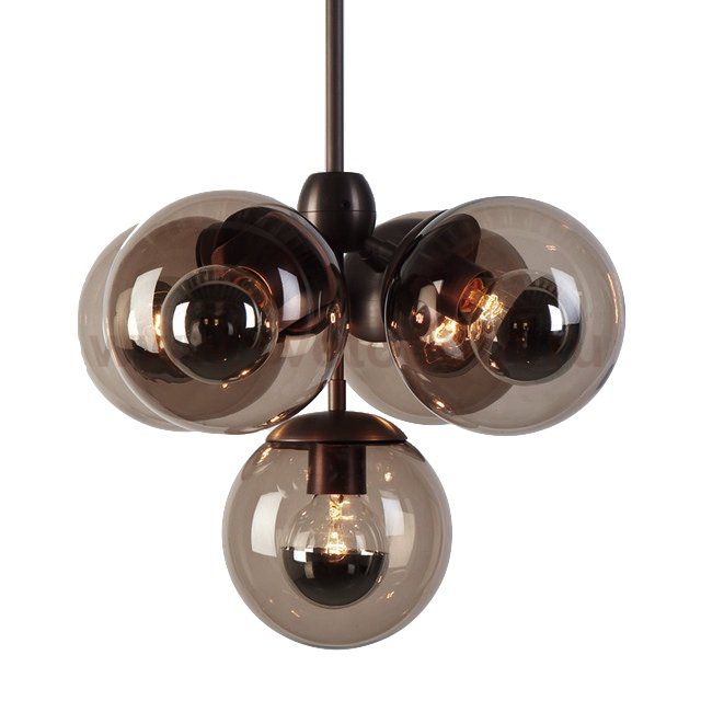 Люстра Modo Chandelier 5 Globes Loft Concept 40.054