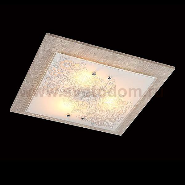 Светильник Eurosvet 40067/3 хром/светлое дерево