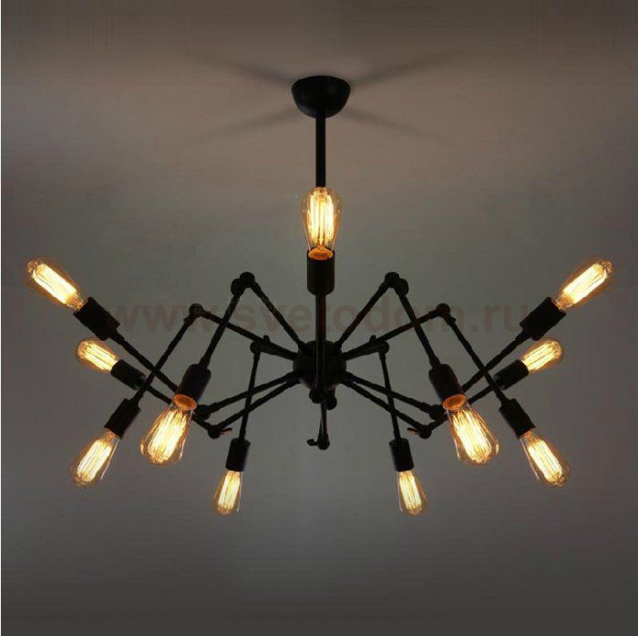 Люстра Loft Industrial Sputnik Chandelier Spider Loft Concept 40.070-0
