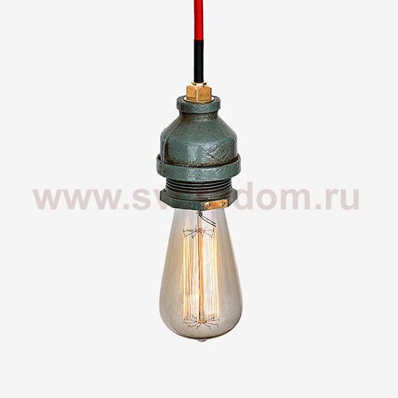 Подвесной светильник Steampunk Cage Glass Edison Ceiling Lamp Loft Concept 40.071.AL.GR.T1B