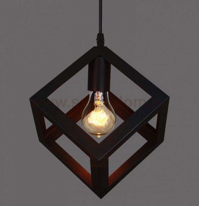 Подвесной светильник Loft Polyedra Cube Loft Concept 40.074.MT.BL.T1B