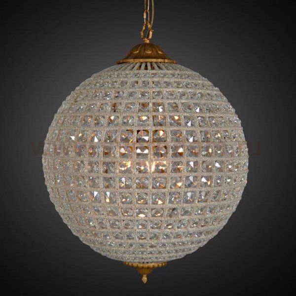 Люстра RH 19th c. Casbah Crystal Pendant 63 Loft Concept 40.1013.MT.BL.T1B