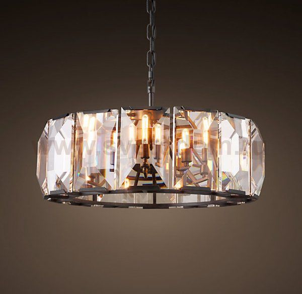 Люстра RH Harlow Crystal Round Chandelier 6 Loft Concept 40.1027