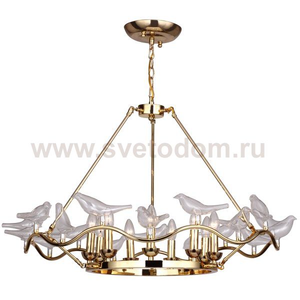Люстра Dove Chandelier Glass Bird 9 Loft Concept 40.1049