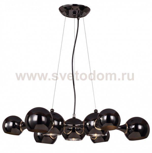 Люстра Chemical Light Chandelier 9 Black Loft Concept 40.1052