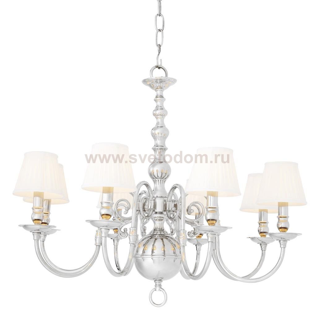 Люстра Eichholtz Chandelier Bourbon Nickel Loft Concept 40.105792