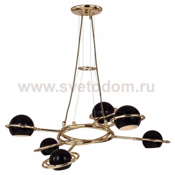 Люстра Delightfull Cosmo Suspention Light Black 6 Loft Concept 40.1058
