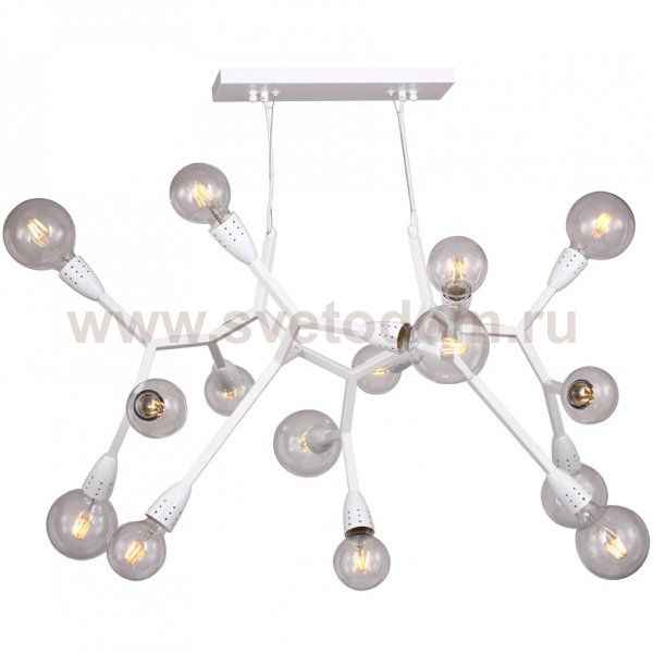Люстра Polygon Chandelier 15 White Loft Concept 40.1069