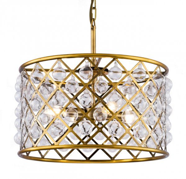 Люстра RH Spencer Hoop Chandelier 45 Brass Loft Concept 40.1077