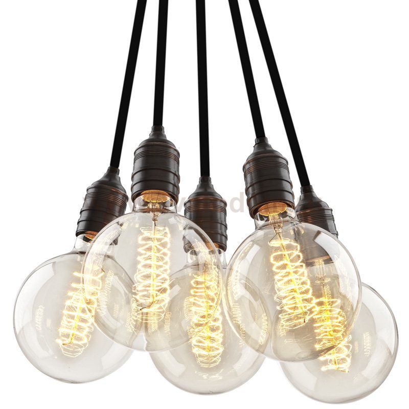 Подвесной светильник Lamp Vintage Bulb Holder 5 Loft Concept 40.108626