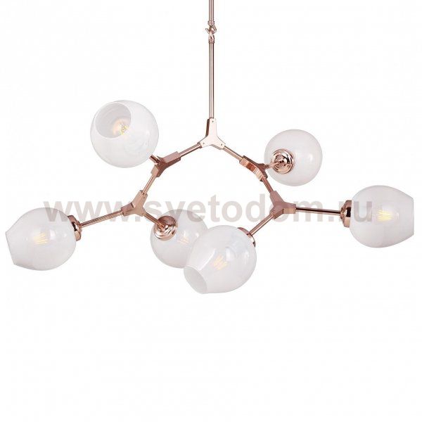Люстра Lindsey Adelman Branching Bubble Chandelier 6 Milk Loft Concept 40.1092