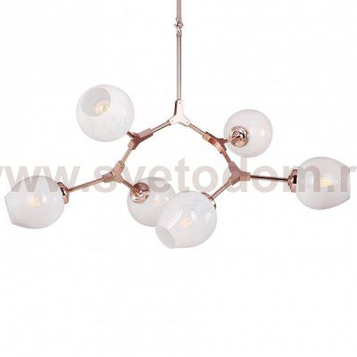 Люстра Lindsey Adelman Branching Bubble Chandelier 6 Milk Loft Concept 40.1092