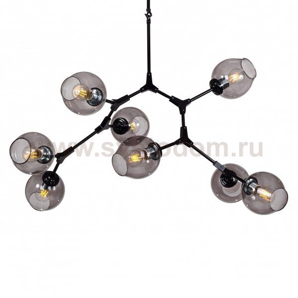 Люстра lindsey adelman branching bubble Chandelier 8 Black Loft Concept 40.1095