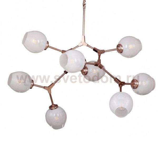 Люстра Lindsey Adelman Branching Bubble Chandelier 8 Milk Loft Concept 40.1096