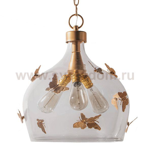 Подвесной светильник Gold Butterfly 3 Loft Concept 40.1100