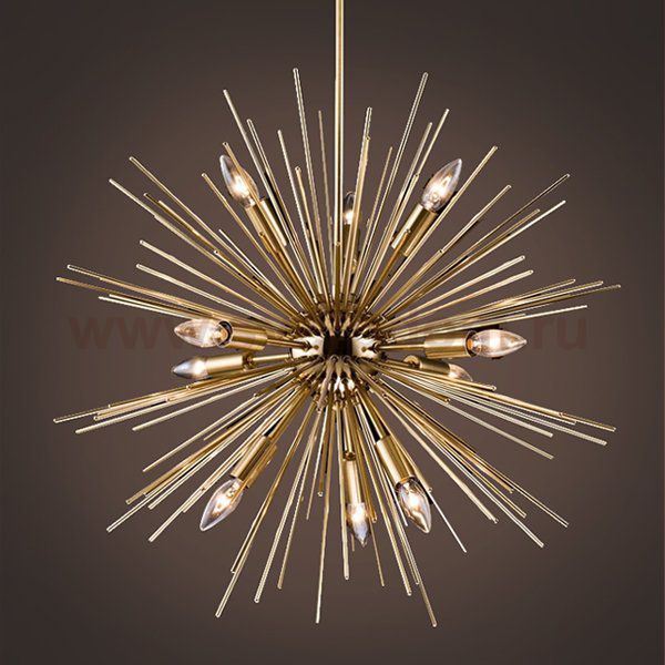 Люстра Astra Chandelier Sputnik Gold 60 Loft Concept 40.1114