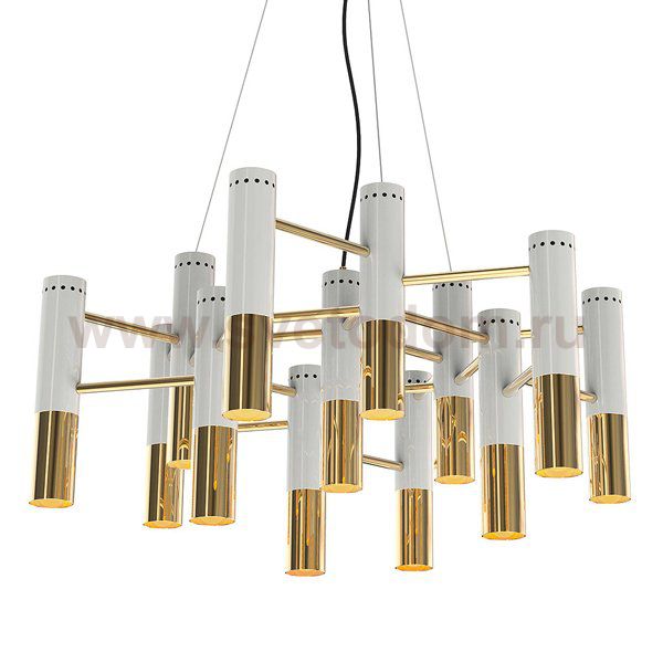 Люстра IKE Delightfull Gold & White Loft Concept 40.1115