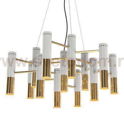 Люстра IKE Delightfull Gold & White Loft Concept 40.1115