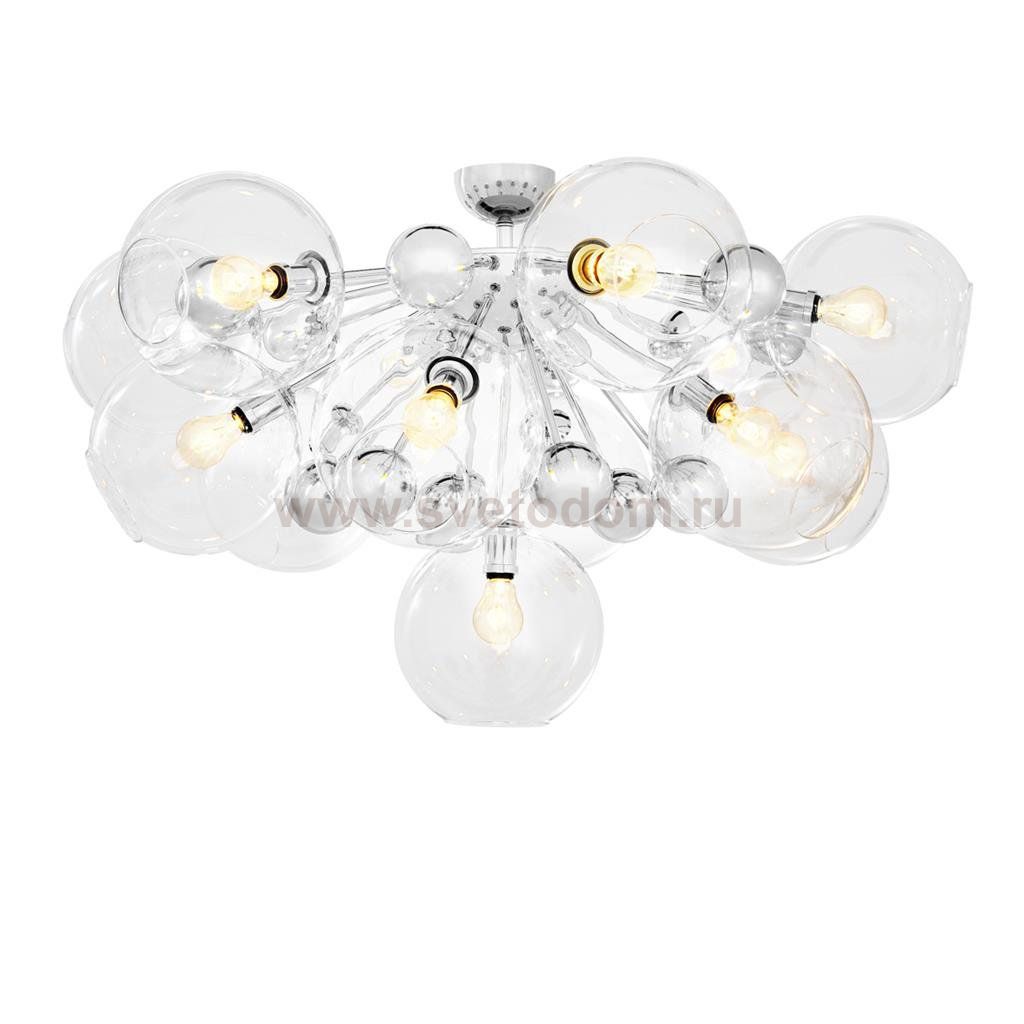 Потолочный светильник Eichholtz Ceiling Lamp Soleil Nickel Loft Concept 40.112072